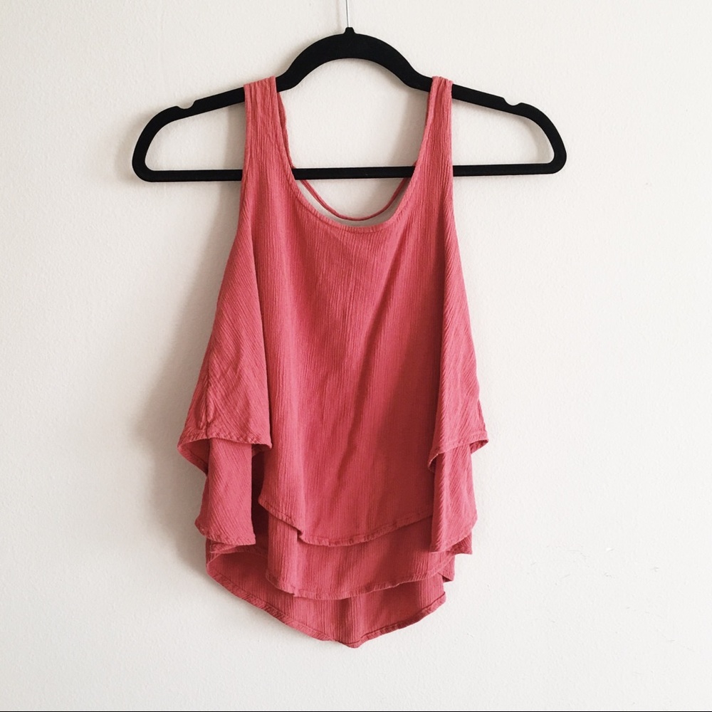 Mossimo • Crepe Layered Tank